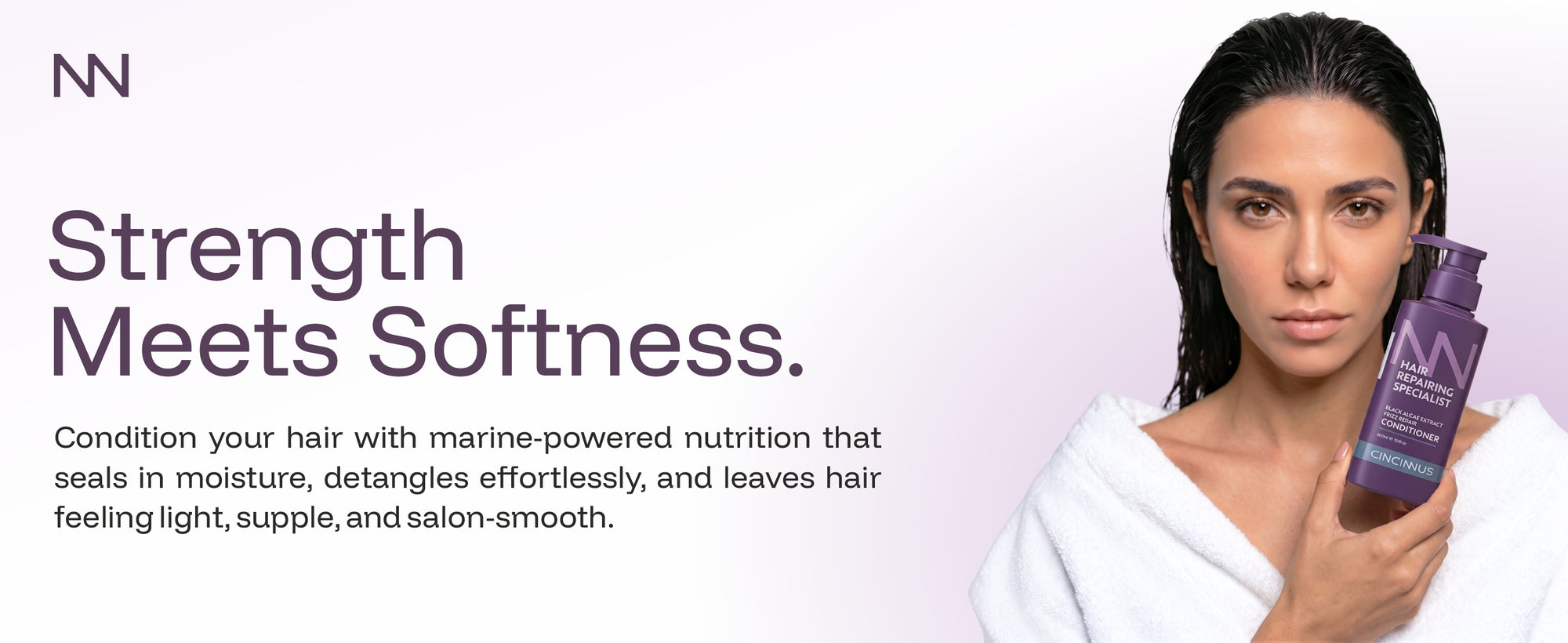 Frizz Repair Conditioner | Black Algae Extract | Smoothens & Controls Frizz | Nourishing Conditioner for Dry & Frizzy Hair