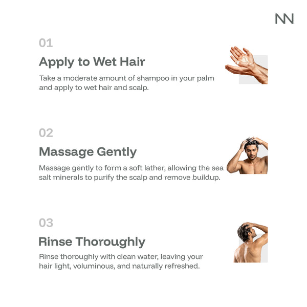 Oil Control Fluffy Shampoo | Controls Excess Oil & Adds Volume | Refreshing Shampoo for Oily Scalp & Greasy Hair, For Men