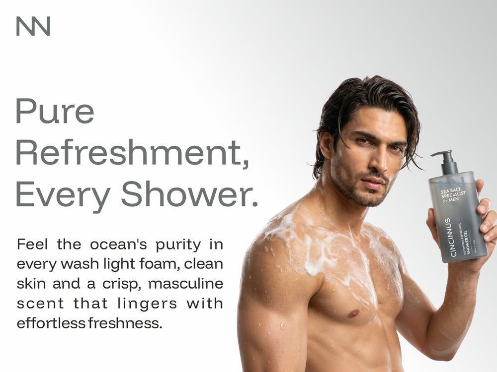 Oil Control Refreshing Shower Gel | Deep Cleansing Body Wash | Controls Excess Oil & Refreshes Skin | Ideal for Oily Skin, For Men