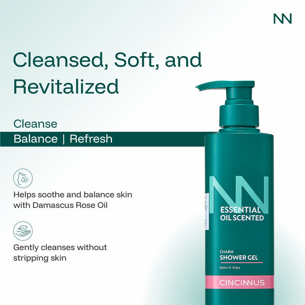 Essential Oil Charm Shower Gel #500ml