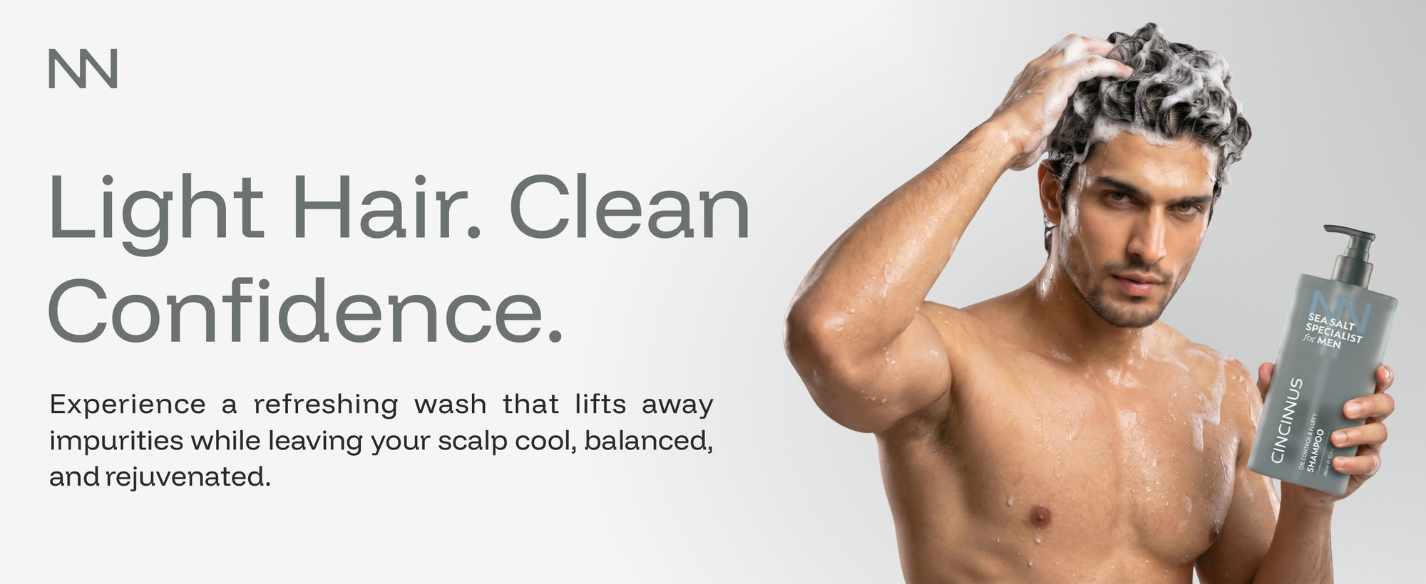 Oil Control Fluffy Shampoo | Controls Excess Oil & Adds Volume | Refreshing Shampoo for Oily Scalp & Greasy Hair, For Men