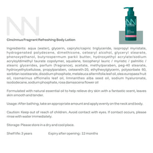 Fragrant Refreshing Body Lotion | Long-Lasting Moisture & Fresh Fragrance | Lightweight Daily Body Care for All Skin Types