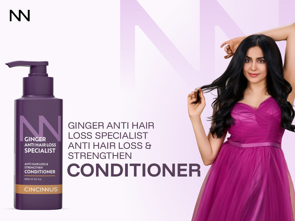 Ginger Anti Hair Loss & Strengthen Conditioner | Camellia Extract | Strengthening Conditioner for Weak, Thinning Hair