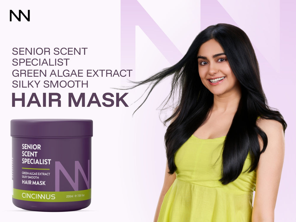 Silky Smooth Hair Mask | Green Algae Extract | Deep Repair for Soft, Shiny Hair | Intensive Hair Mask for Dull & Rough Hair