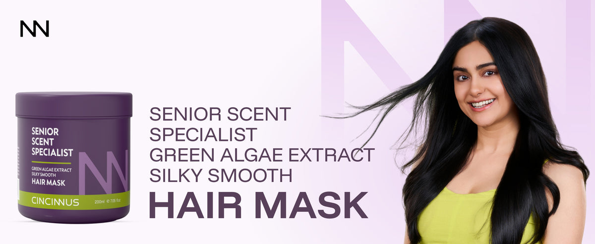 Silky Smooth Hair Mask | Green Algae Extract | Deep Repair for Soft, Shiny Hair | Intensive Hair Mask for Dull & Rough Hair