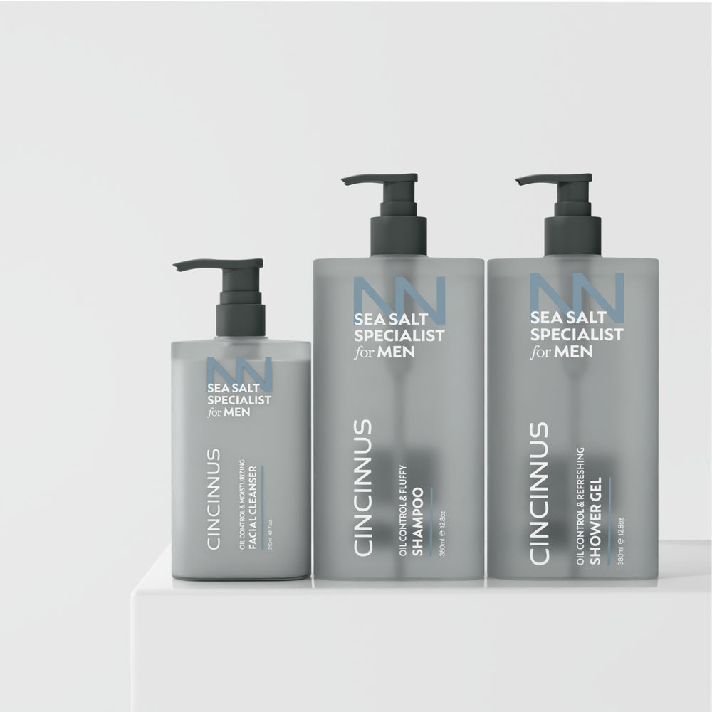 Sea Salt Specialist Men's Grooming Kit | Complete Grooming Essentials | Oil Control & Freshness | For Everyday Men's Care