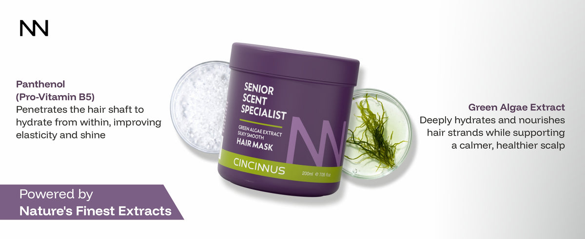 Silky Smooth Hair Mask | Green Algae Extract | Deep Repair for Soft, Shiny Hair | Intensive Hair Mask for Dull & Rough Hair