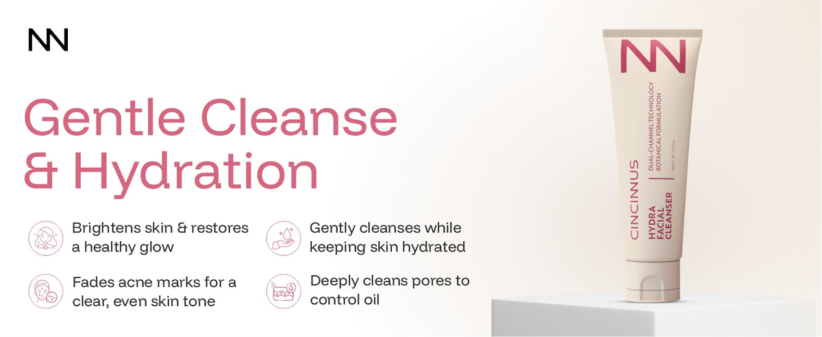 Hydra Facial Cleanser | Damascus Rose Oil & Shea Butter | Hydrating Face Wash for Soft, Refreshed Skin