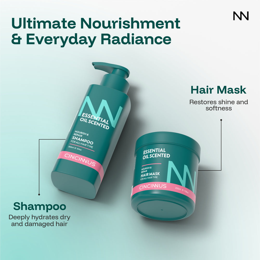Nourish & Repair Shampoo + Hair Mask Combo #300ml+200ml