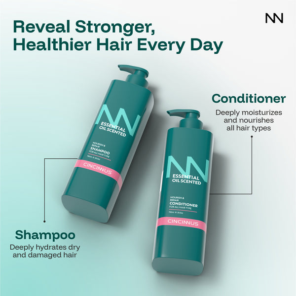 Nourish & Repair Shampoo + Conditioner Combo #750ml+750ml
