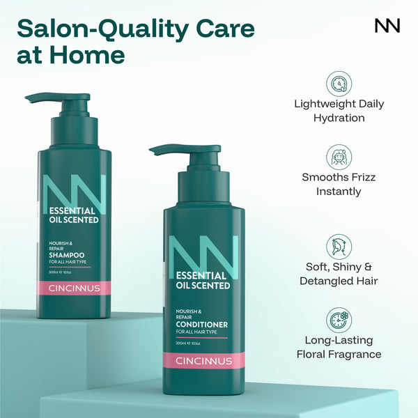 Nourish & Repair Shampoo + Conditioner Combo #300ml+300ml
