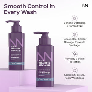 Frizz Repair Shampoo & Conditioner Combo #300ml+300ml