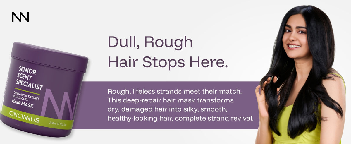 Silky Smooth Hair Mask | Green Algae Extract | Deep Repair for Soft, Shiny Hair | Intensive Hair Mask for Dull & Rough Hair