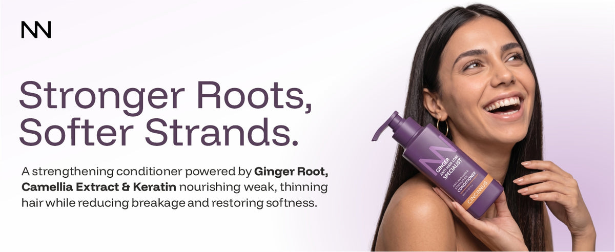 Ginger Anti Hair Loss & Strengthen Conditioner | Camellia Extract | Strengthening Conditioner for Weak, Thinning Hair