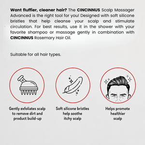 Scalp Massager for Hair Growth and Relaxation, Handheld Head Massager (WHITE, Scalp Massager) (WHITE)