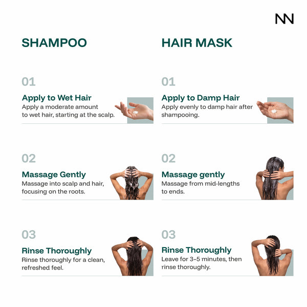 Nourish & Repair Shampoo + Hair Mask Combo #all