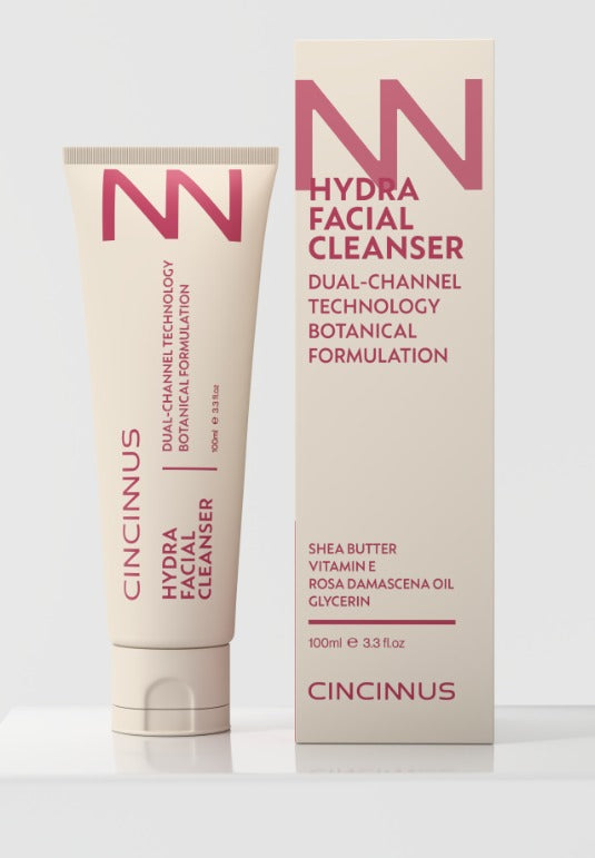 Hydra Facial Cleanser | Damascus Rose Oil & Shea Butter | Hydrating Face Wash for Soft, Refreshed Skin