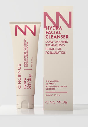 Hydra Facial Cleanser | Damascus Rose Oil & Shea Butter | Hydrating Face Wash for Soft, Refreshed Skin