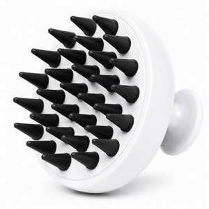 Scalp Massager for Hair Growth and Relaxation, Handheld Head Massager (WHITE, Scalp Massager) (WHITE)