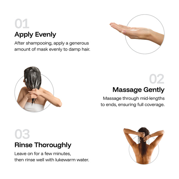 Nourish & Repair Shampoo + Hair Mask Combo | Strengthens & Repairs Hair | Daily Use Gentle Shampoo for All Hair Types