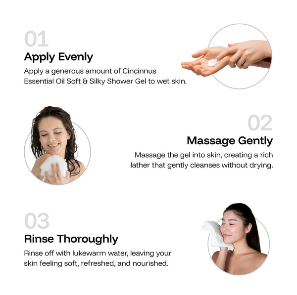 Essential Oil Charm Shower Gel