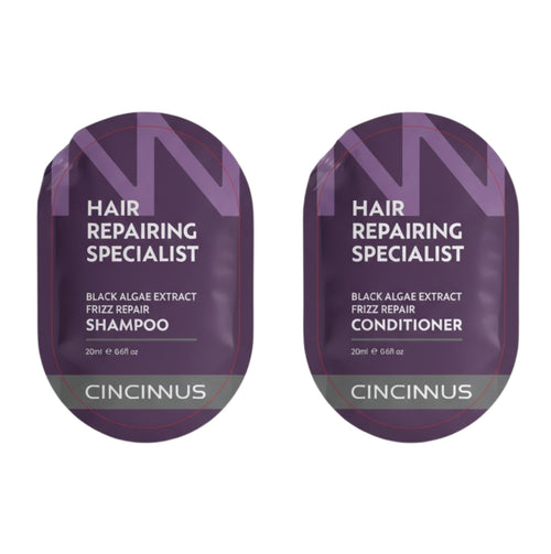 Black Algae Extract Frizz Repair Travel Duo (5 Shampoo + 5 Conditioner)