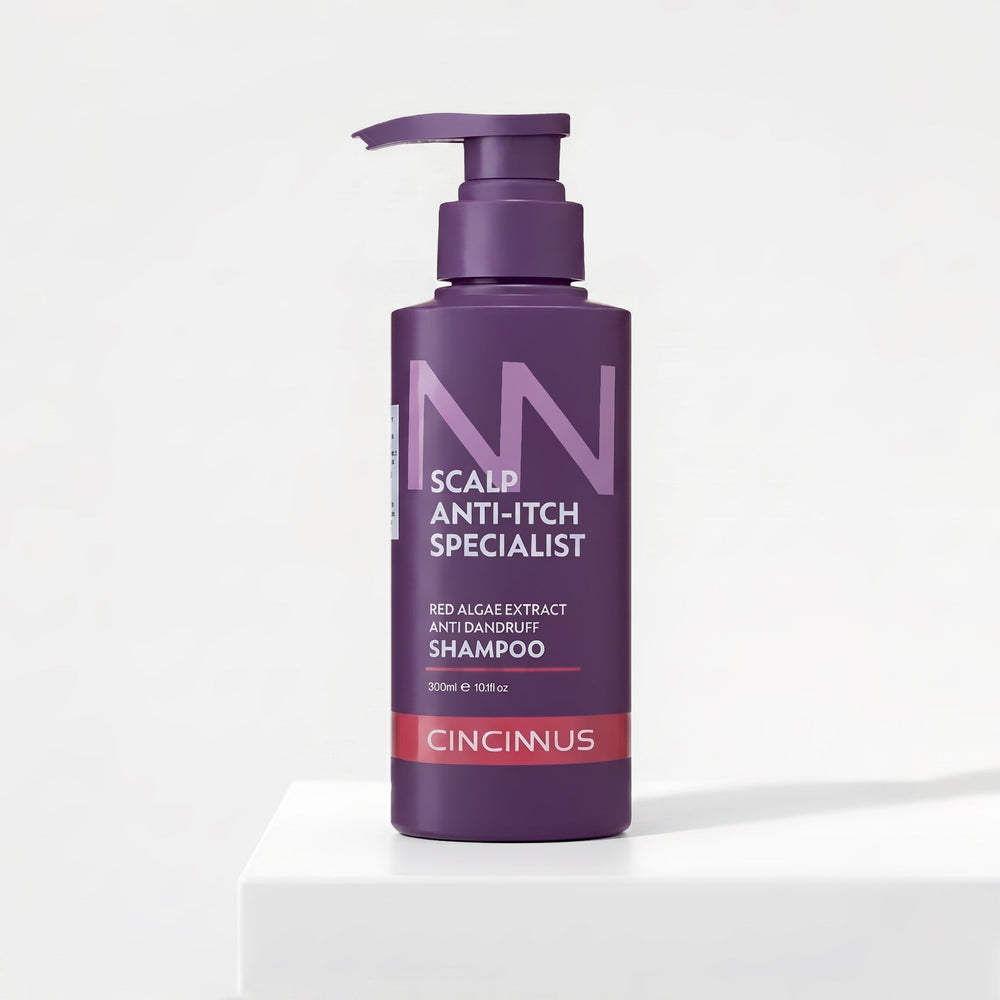 Anti-Dandruff Shampoo | Red Algae Extract | Controls Dandruff, Itchy & Flaky Scalp | Gentle Daily Use Shampoo for All Hair Types - CINCINNUS
