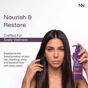 Anti-Dandruff Shampoo | Red Algae Extract | Controls Dandruff, Itchy & Flaky Scalp | Gentle Daily Use Shampoo for All Hair Types - CINCINNUS