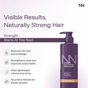 Anti Hair Loss & Strengthening Shampoo | Helps Reduce Hair Fall & Strengthen Roots | Daily Use Shampoo for Weak & Thinning Hair - CINCINNUS