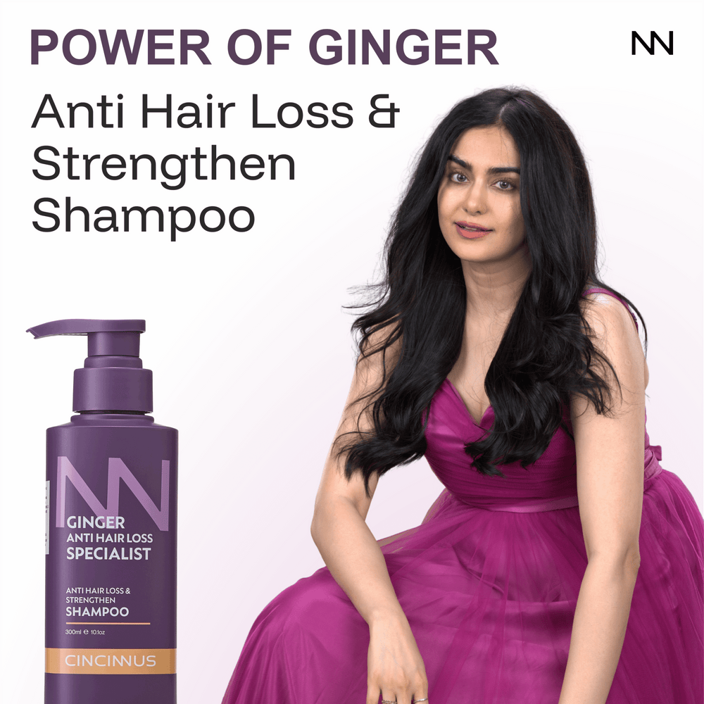 Anti Hair Loss & Strengthening Shampoo | Helps Reduce Hair Fall & Strengthen Roots | Daily Use Shampoo for Weak & Thinning Hair - CINCINNUS