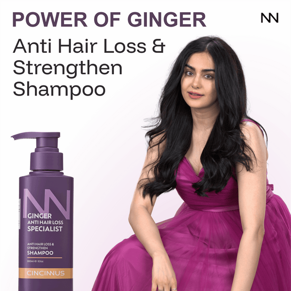 Anti Hair Loss & Strengthening Shampoo | Helps Reduce Hair Fall & Strengthen Roots | Daily Use Shampoo for Weak & Thinning Hair - CINCINNUS