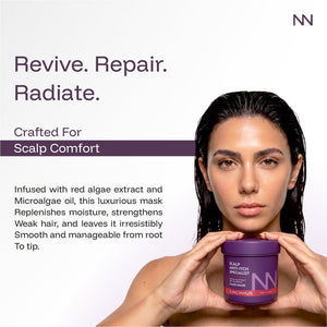 Anti-Itch Anti-Dandruff Hair Mask | Red Algae Extract | Soothes Itchy Scalp & Controls Dandruff | Intensive Scalp Care Treatment - CINCINNUS