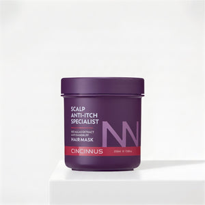 Anti-Itch Anti-Dandruff Hair Mask | Red Algae Extract | Soothes Itchy Scalp & Controls Dandruff | Intensive Scalp Care Treatment - CINCINNUS