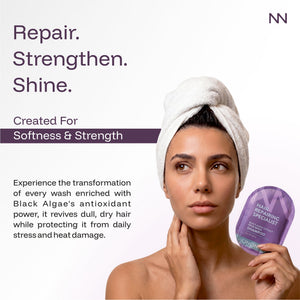 Black Algae Extract Frizz Repair Travel Duo (5 Shampoo + 5 Conditioner). - CINCINNUS