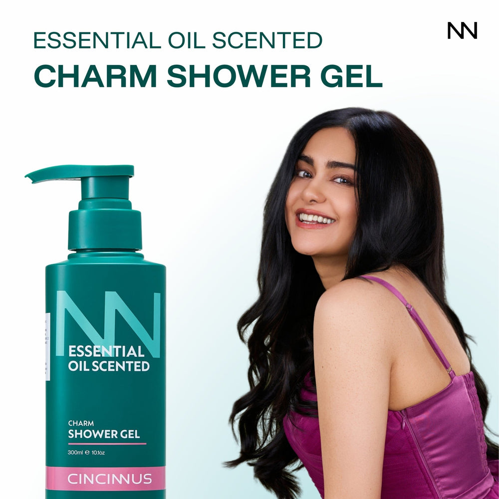 Essential Oil Charm Shower Gel | Gentle Cleansing & Long-Lasting Fragrance | Refreshing Body Wash for All Skin Types - CINCINNUS