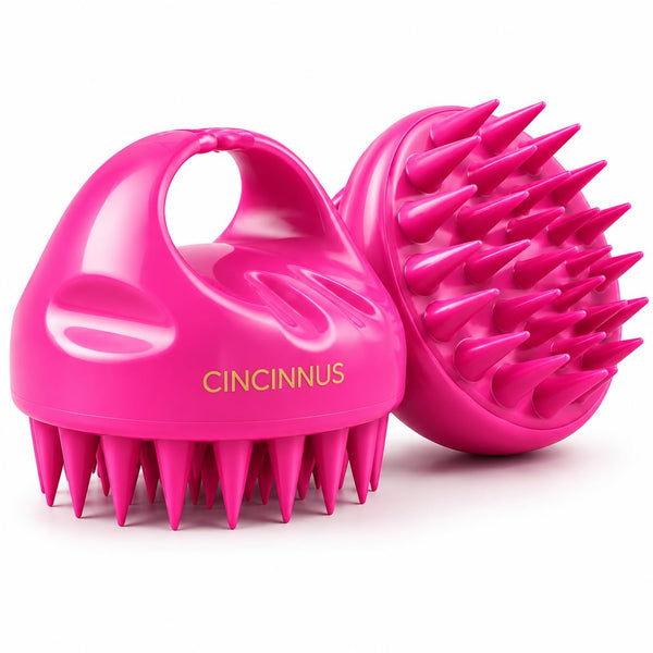 *For Her* Scalp Massager for Hair Growth and Relaxation, Handheld Head Massager (PINK, Scalp Massager) - CINCINNUS
