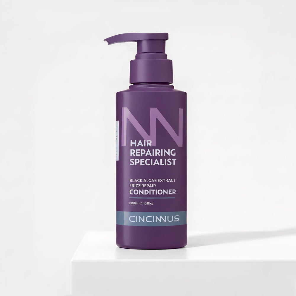 Frizz Repair Conditioner | Black Algae Extract | Smoothens & Controls Frizz | Nourishing Conditioner for Dry & Frizzy Hair - CINCINNUS