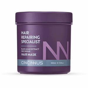 Frizz Repair Hair Mask | Black Algae Extract | Deep Conditioning & Anti-Frizz Hair Treatment | For Dry & Damaged Hair - CINCINNUS