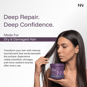 Frizz Repair Hair Mask | Black Algae Extract | Deep Conditioning & Anti-Frizz Hair Treatment | For Dry & Damaged Hair - CINCINNUS