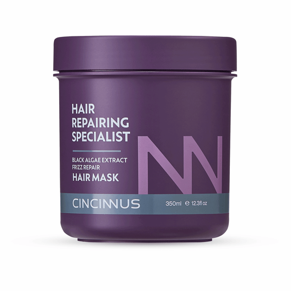 Frizz Repair Hair Mask | Black Algae Extract | Deep Conditioning & Anti-Frizz Hair Treatment | For Dry & Damaged Hair - CINCINNUS