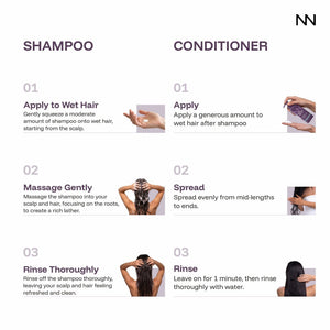 Frizz Repair Shampoo & Conditioner Combo | Black Algae Extract | Anti-Frizz, Smooth & Deep Nourishing Hair Care for Dry & Damaged Hair - CINCINNUS