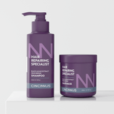 Frizz Repair Shampoo & Hair Mask Combo | Black Algae Extract | Anti-Frizz, Smooth & Deep Nourishing Hair Care for Dry & Damaged Hair