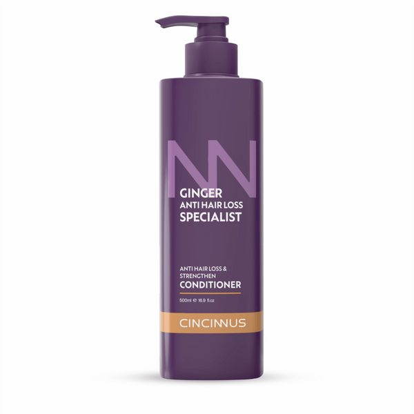 Ginger Anti Hair Loss & Strengthen Conditioner | Camellia Extract | Strengthening Conditioner for Weak, Thinning Hair - CINCINNUS