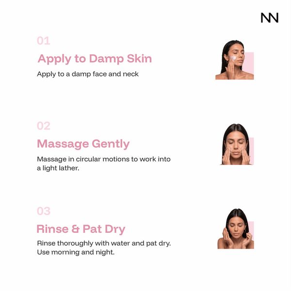 Hydra Facial Cleanser | Damascus Rose Oil & Shea Butter | Hydrating Face Wash for Soft, Refreshed Skin - CINCINNUS