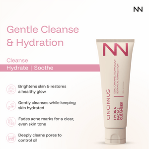 Hydra Facial Cleanser | Damascus Rose Oil & Shea Butter | Hydrating Face Wash for Soft, Refreshed Skin - CINCINNUS