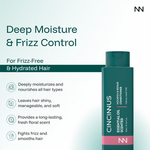 Nourish & Repair Conditioner | Strengthens & Softens Hair | Gentle Daily Conditioner for All Hair Types - CINCINNUS