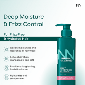 Nourish & Repair Conditioner | Strengthens & Softens Hair | Gentle Daily Conditioner for All Hair Types - CINCINNUS
