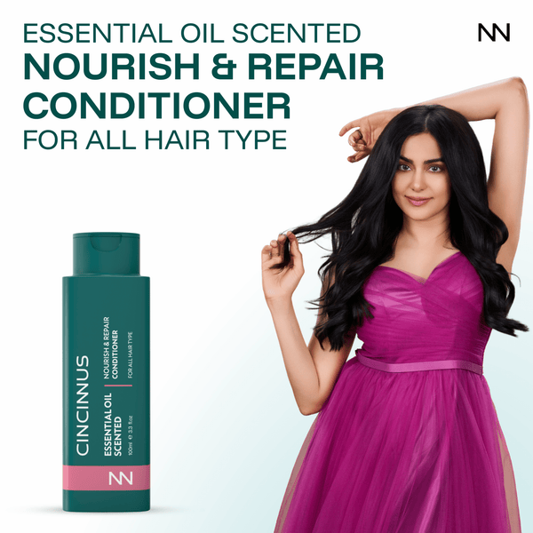 Nourish & Repair Conditioner | Strengthens & Softens Hair | Gentle Daily Conditioner for All Hair Types - CINCINNUS