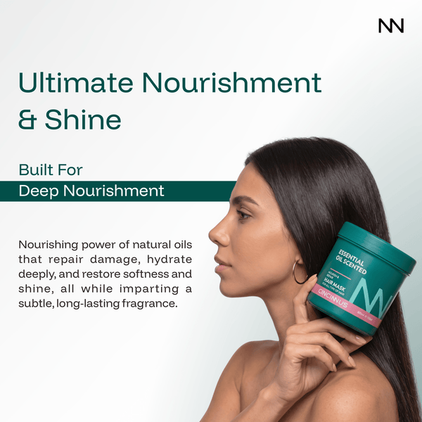 Nourish & Repair Hair Mask | Deep Conditioning & Damage Repair | Intensive Hair Care Mask for All Hair Types - CINCINNUS