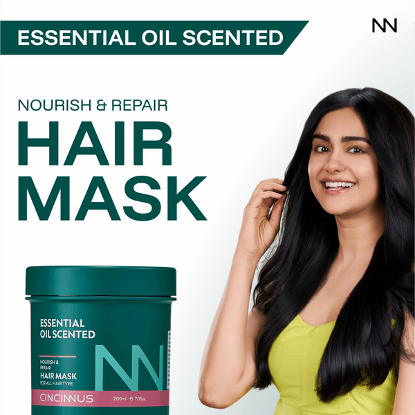 Nourish & Repair Hair Mask | Deep Conditioning & Damage Repair | Intensive Hair Care Mask for All Hair Types - CINCINNUS